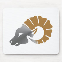 Widder ram Aries Mousepads