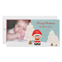 Widdle Wonders Santa Boy-Photo Card