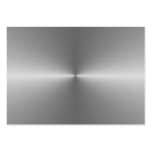 wide circular steel business cards