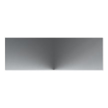 wide circular steel business card