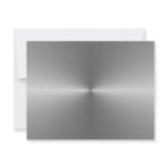 wide circular steel invitations