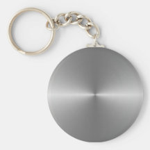 wide circular steel key chains