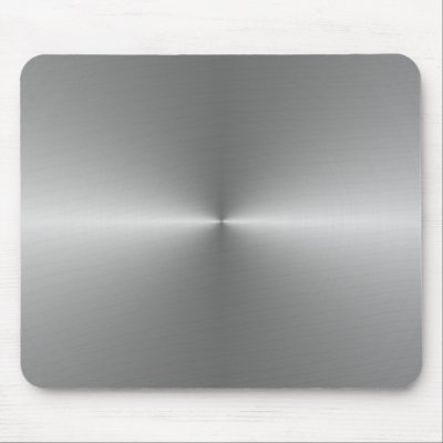 wide circular steel mouse pad by hospitalera