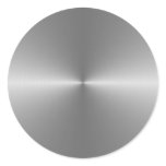 wide circular steel stickers