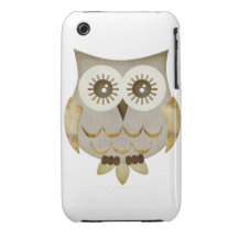 Wide Eyes Owl Case iPhone 3 Cover