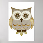 Wide Eyes Owl Poster