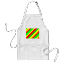 Wide Rasta Stripes Apron