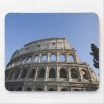 Wide view looking up at the Roman Colosseum with Mousemat