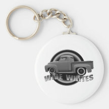 wide whites on steels keychain