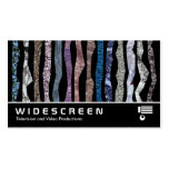 Widescreen 0425 - Mineral Stripes Business Card Templates