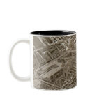 Widmanstätten pattern mugs