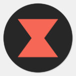 Widow Marker Round Stickers