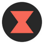 Widow Marker Round Stickers