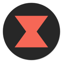 Widow Marker Round Stickers