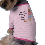 Wiener On A Short Leash Pet Clothing