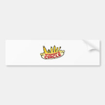 WIENER,S CIRCLE BUMPER STICKER