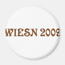 wiesn 2009 icon refrigerator magnet