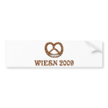 wiesn brezel 2009 icon bumper stickers
