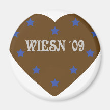 wiesn herz 2009 refrigerator magnets