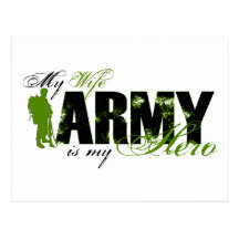 Wife Combat Boots Army Postcards
