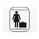 wife_gets_going_Black Post Cards