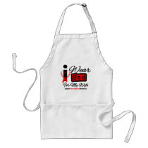 Wife - I Wear Red Ribbon Heart Disease Aprons