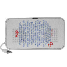 Wife Love Portable Speakers