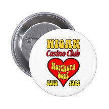 Wigan Casino Club Northern Soul Button