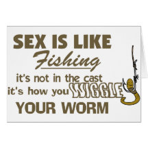 Wiggle Your Worm Greeting Card