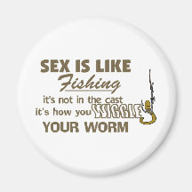Wiggle Your Worm Refrigerator Magnet