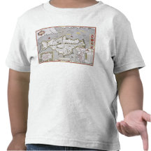 Wight Island, engraved by Jodocus Hondius Tee Shirt