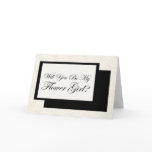 Wiil You Be My Flower Girl? cards