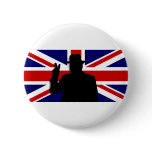 Wiinston Churchill British bulldog buttons
