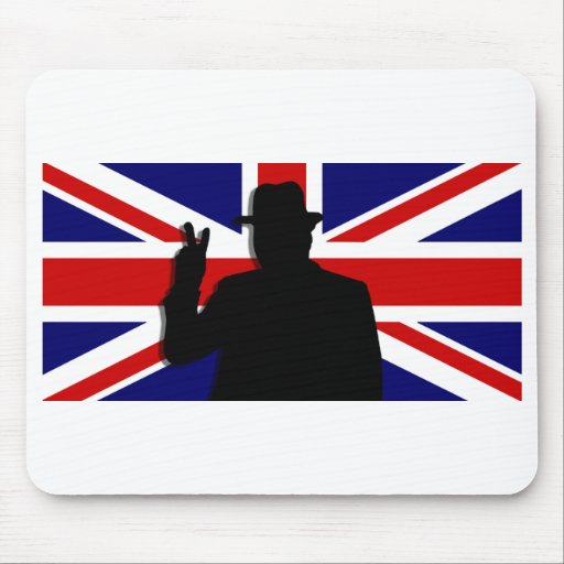 Wiinston Churchill British bulldog Mouse Mat