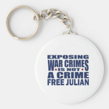 WikiLeaks - Julian Assange Key Chain