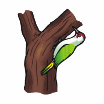 Wilbur Woodpecker Acrylic Cut Out
