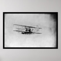 Wilbur Wright in Flight 1909 Print