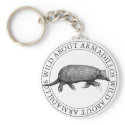 Wild about Armadillos keychains