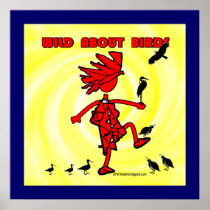 Wild About Birds Red Design
