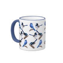 Wild About Fairy Wrens Ringer Mug