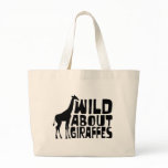 Wild About Giraffes Tote Bags