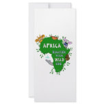 Wild Africa rack cards