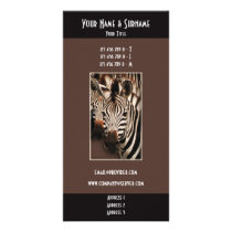 Wild animal photo business cards - customise