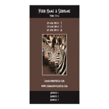 Wild animal photo business cards - customise personalized photo card