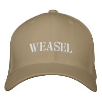 WILD ANIMALS - WEASEL EMBROIDERED HAT