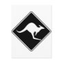 Wild Australian Kangaroo Marsupial Roo Silhouette