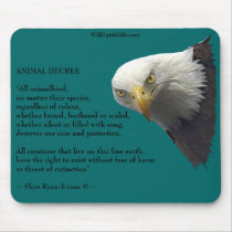 Wild Bald Eagle Collection Mouse Pad