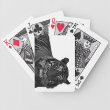 Wild Bengal Tiger Bicycle® Playing Card