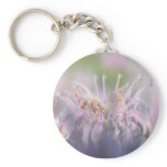 Wild bergamot beebalm flower keychains