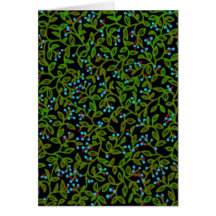 Wild Berry Vines Card